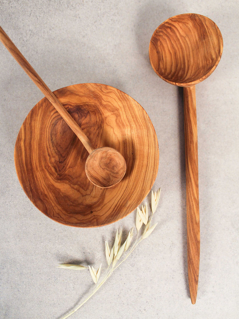 Bohemia Design Olive Wood Spoon and Bowl