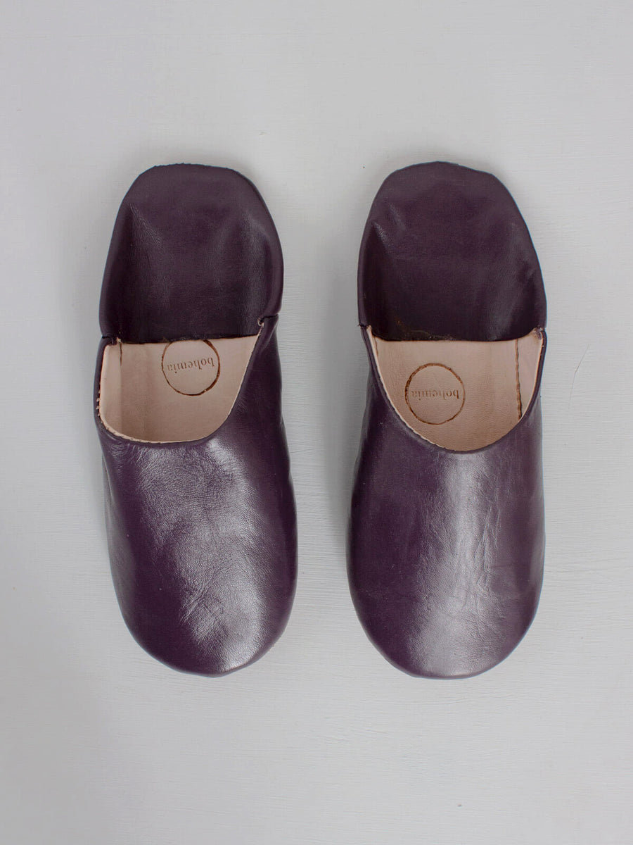 Plum slippers sale