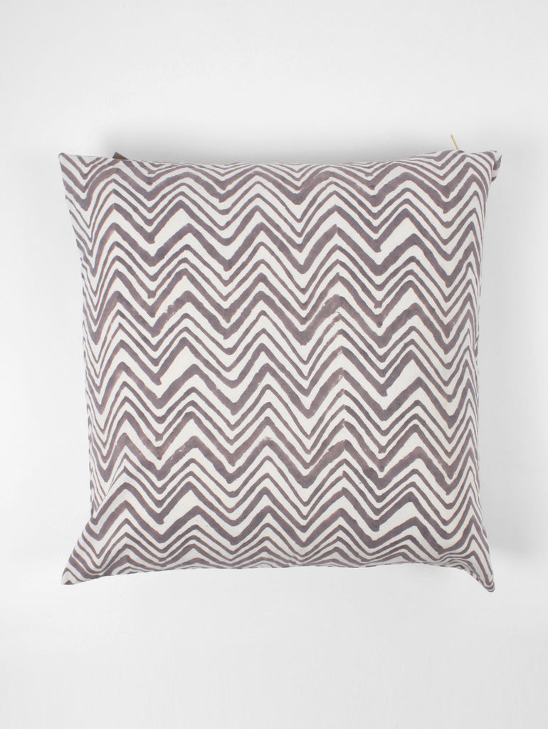 Zig Zag Cushions, Grey | Bohemia Design