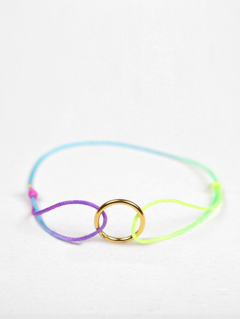 Gold Juno Bracelets, Assorted Colours (Pack of 2) | Bohemia Design