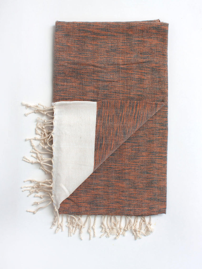 Arizona Hammam Towel, Burnt Orange | Bohemia Design