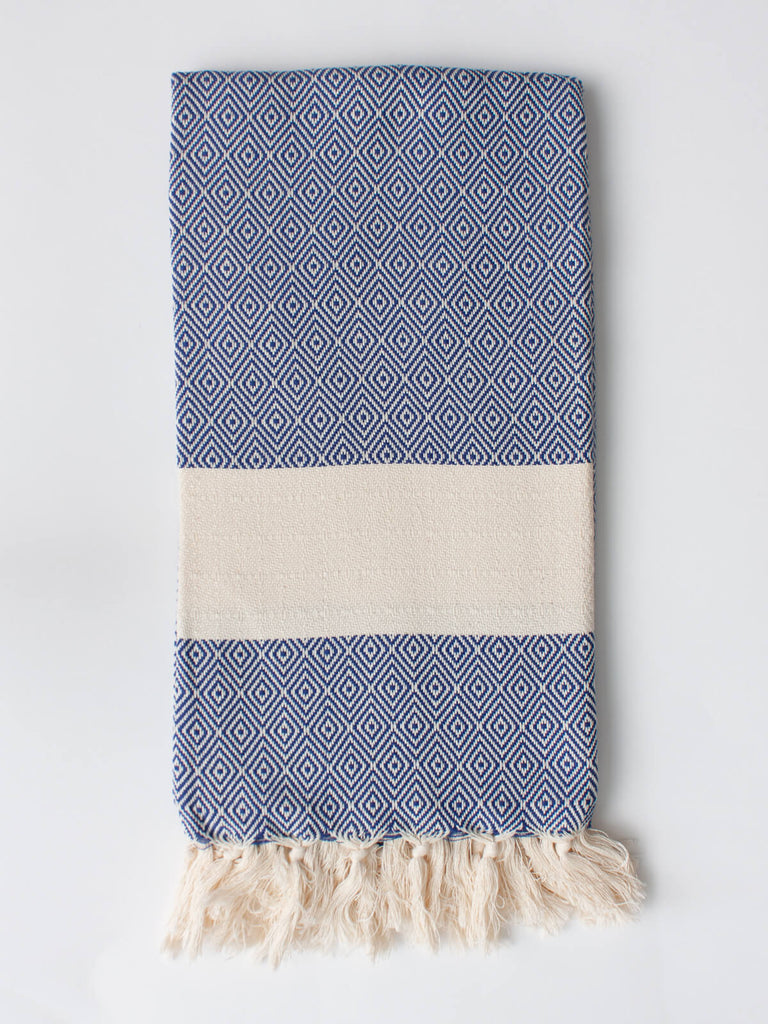 Nordic Hammam Towel, Indigo - Bohemia Design Wholesale