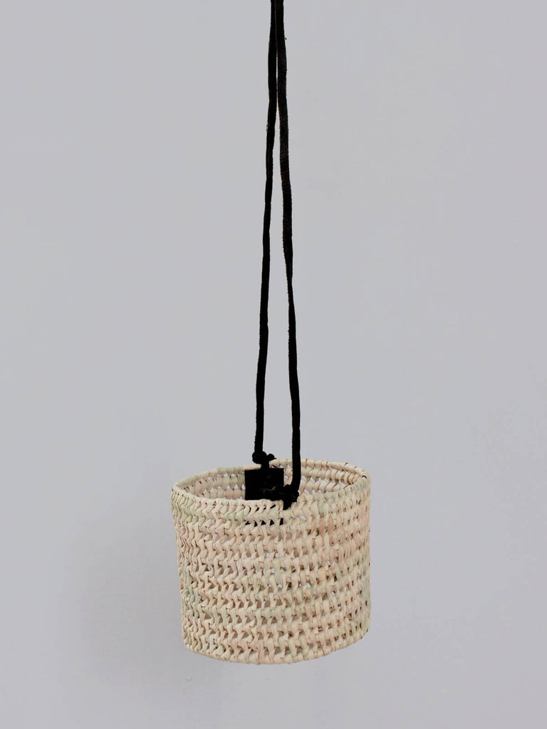 Open Weave Hanging Baskets, Black (Pack of 2) | Bohemia Design