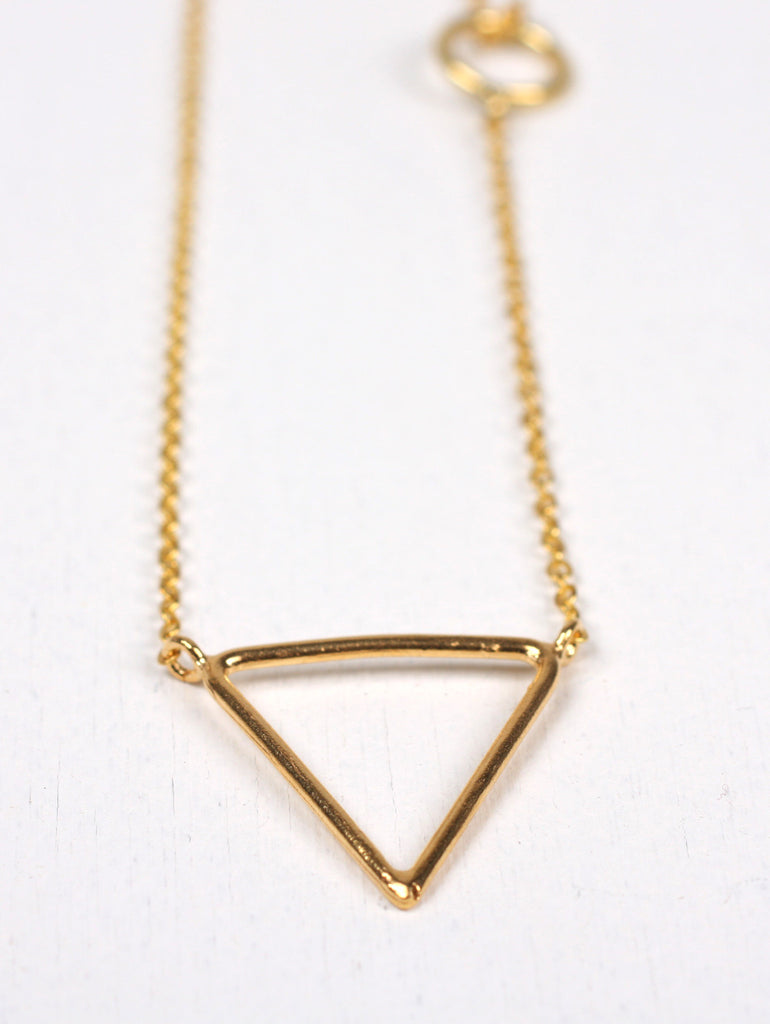 Gold Pyramid Necklaces | Bohemia Design