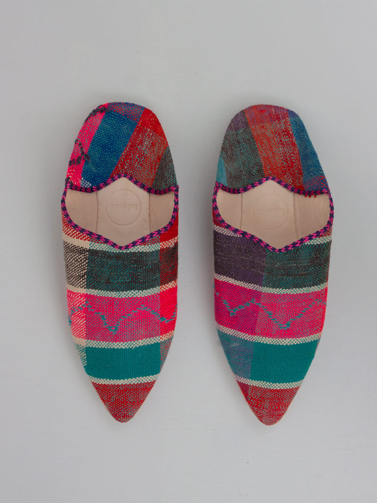 Moroccan Boujad Pointed Babouche Slippers, Marrakech | Bohemia Design