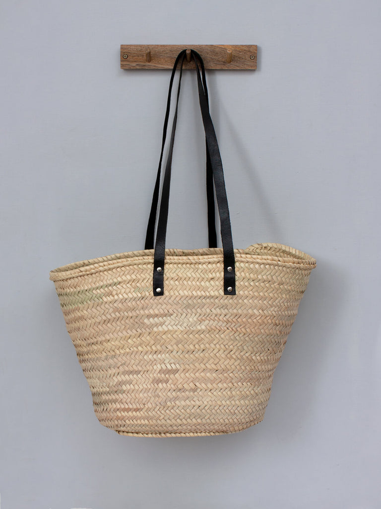 Valencia Shopper Baskets, Black | Bohemia Design Wholesale