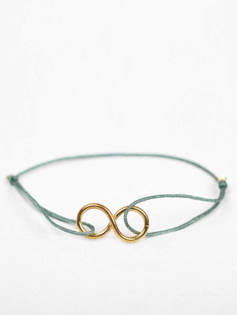 Gold Infinity Bracelets, Assorted Colours (Pack of 2) | Bohemia Design