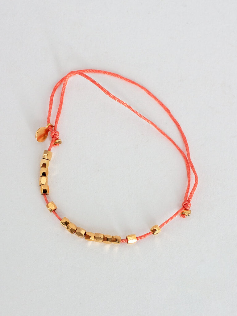 Gold Nugget Bracelets Coral - Bohemia Design
