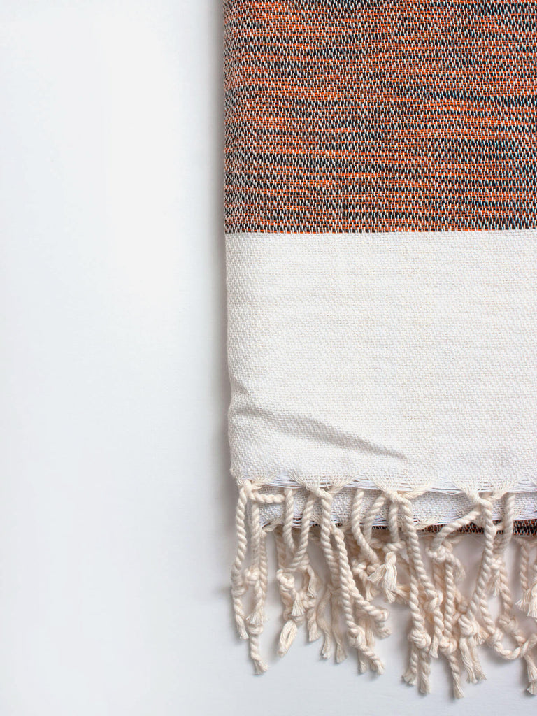 Arizona Hammam Towel, Burnt Orange | Bohemia Design
