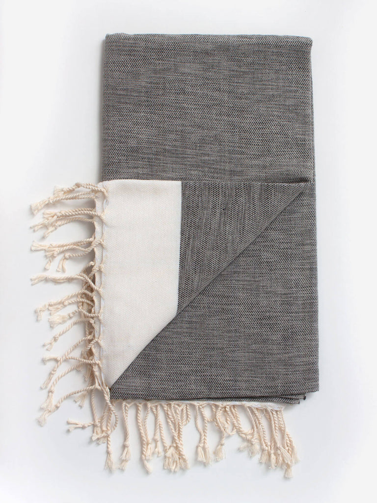 Arizona Hammam Towel, Charcoal | Bohemia Design