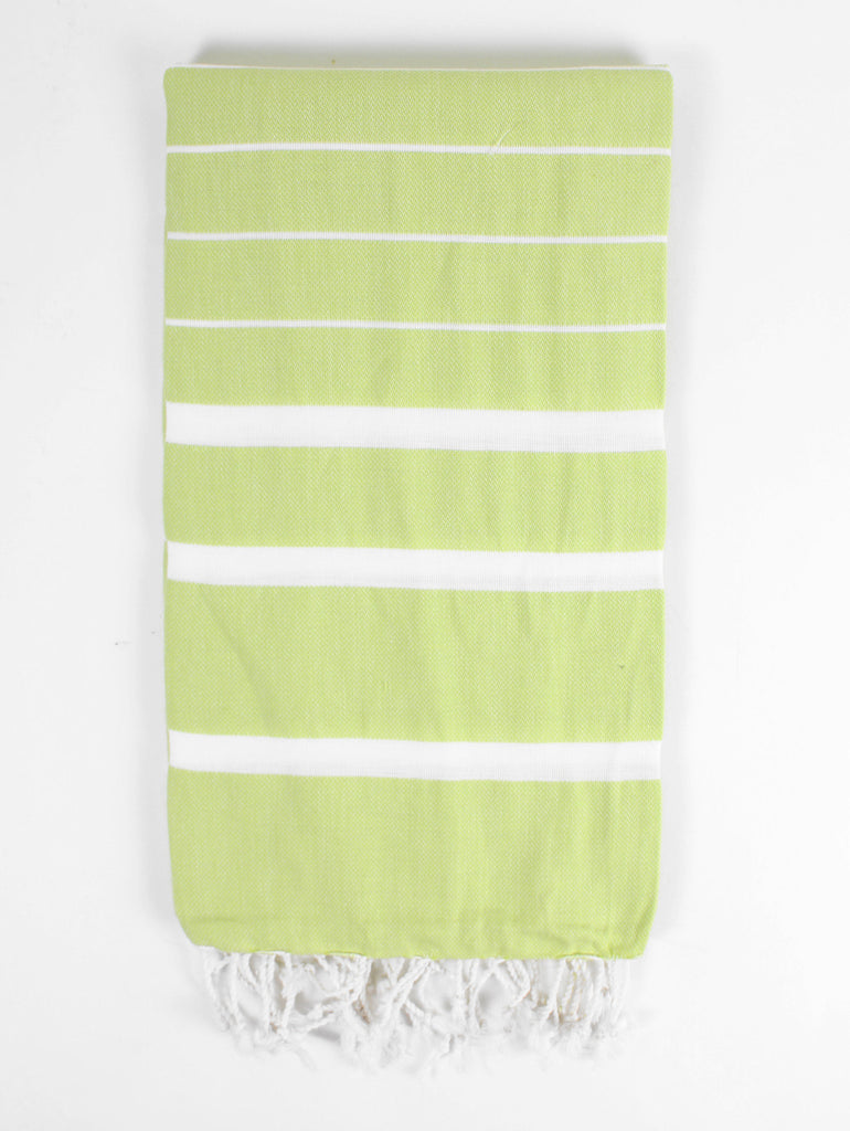 Ibiza Summer Hammam Towel, Lime | Bohemia Design