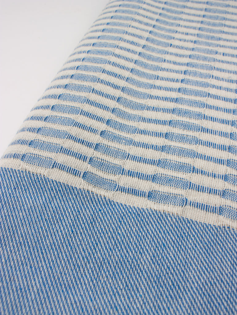Miami Hammam Towel, Blue | Bohemia Design