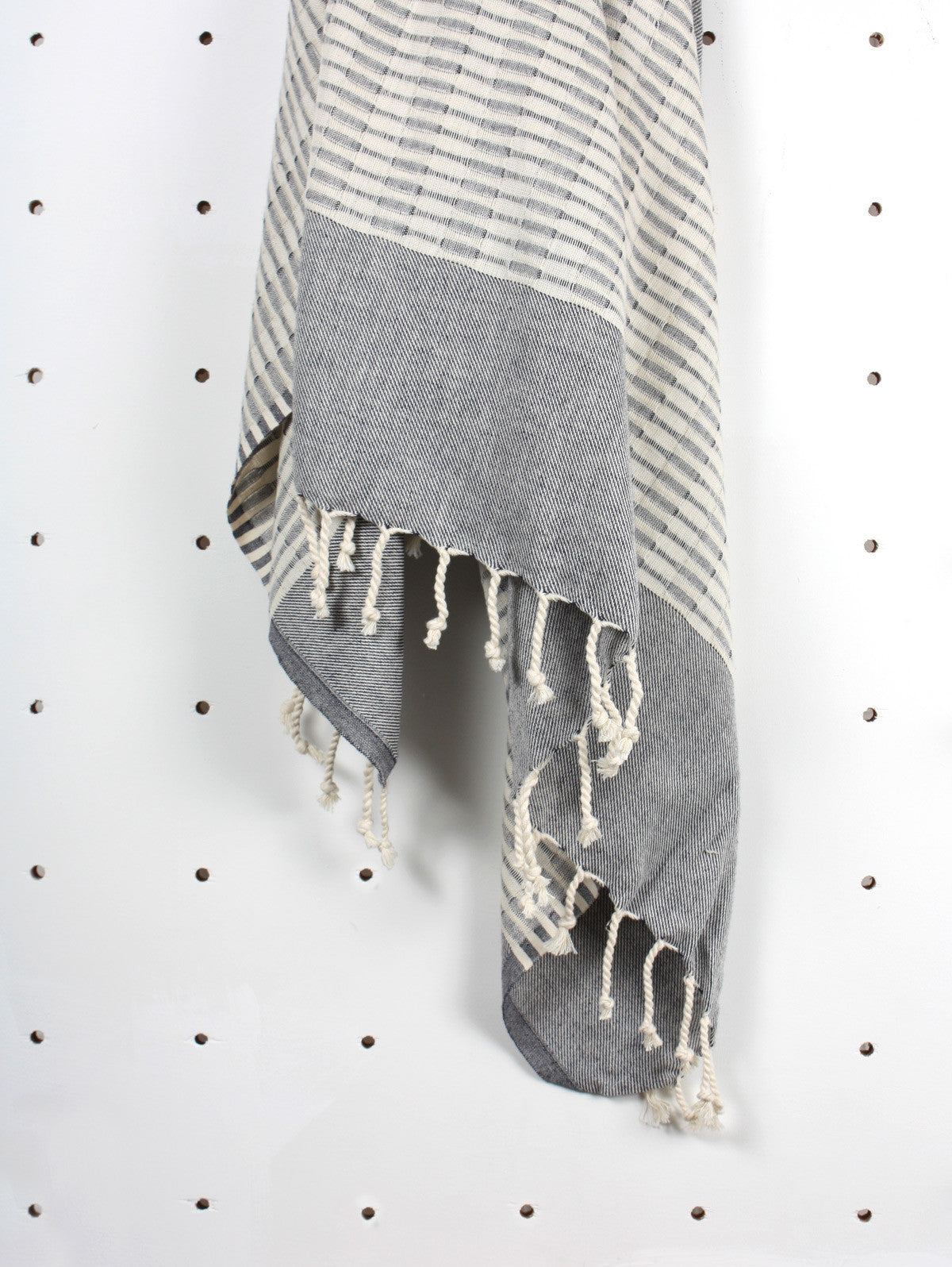 Miami Hammam Towel, Charcoal | Bohemia Design