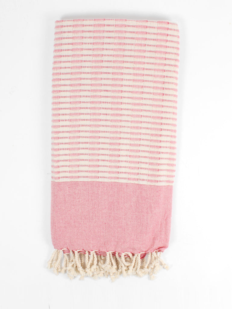 Miami Hammam Towel, Pink | Bohemia Design