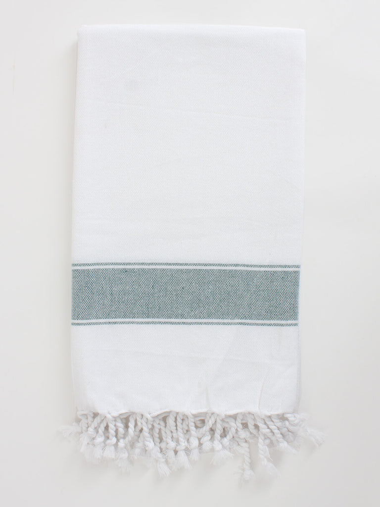Provence Hammam Towel, Green | Bohemia Design