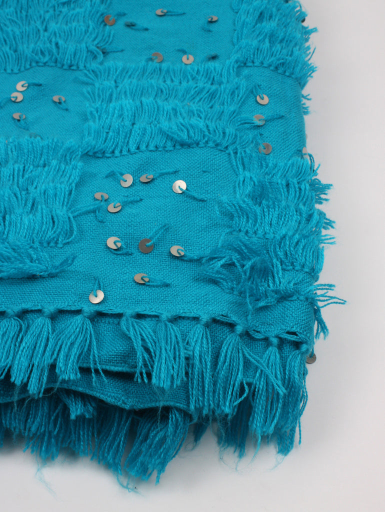 Handira Blanket, Turquoise | Bohemia Design