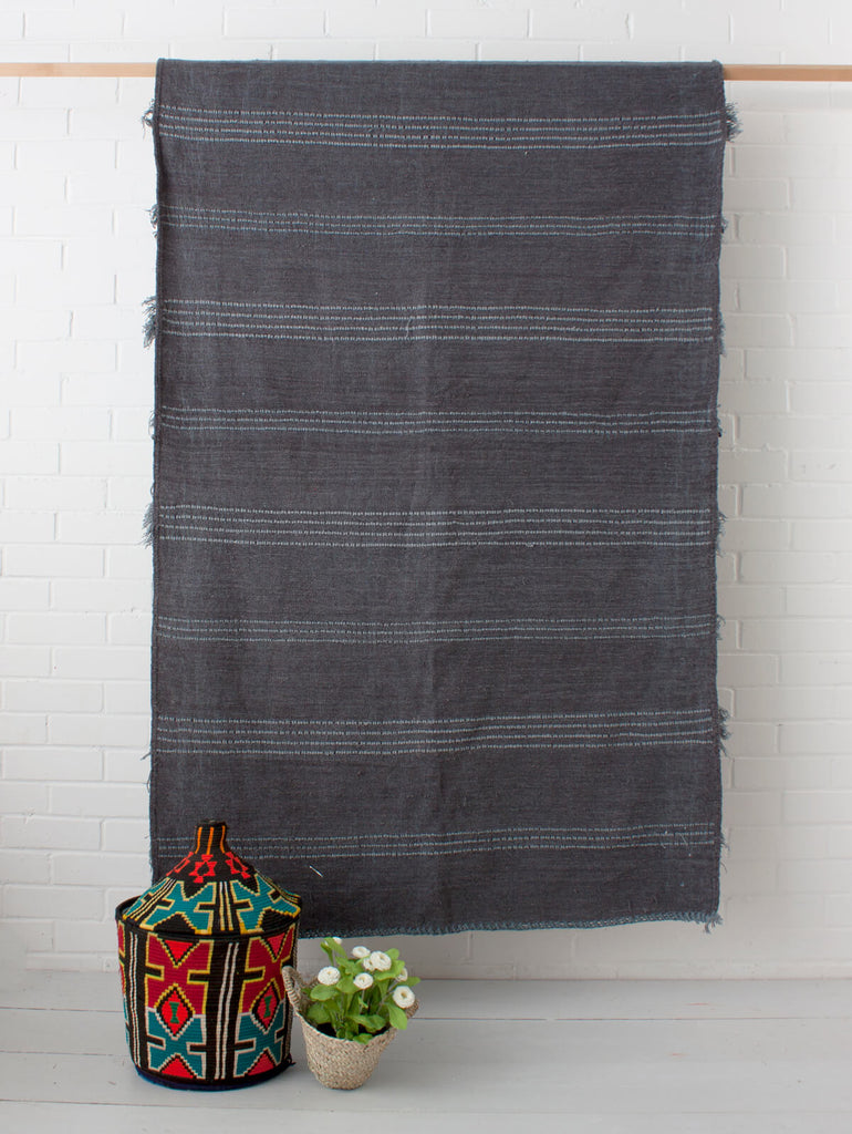Moroccan Handira Blanket No. 127 | Bohemia Design