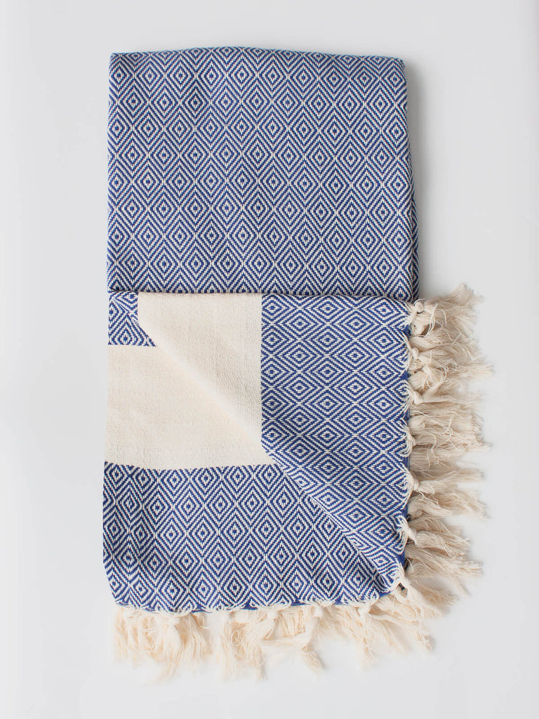 Nordic Hammam Towel, Indigo - Bohemia Design Wholesale