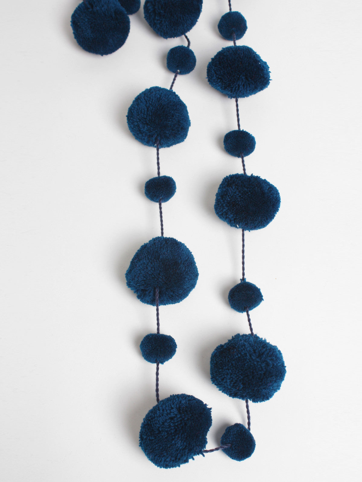 Pom Pom Garland, Indigo | Bohemia Design