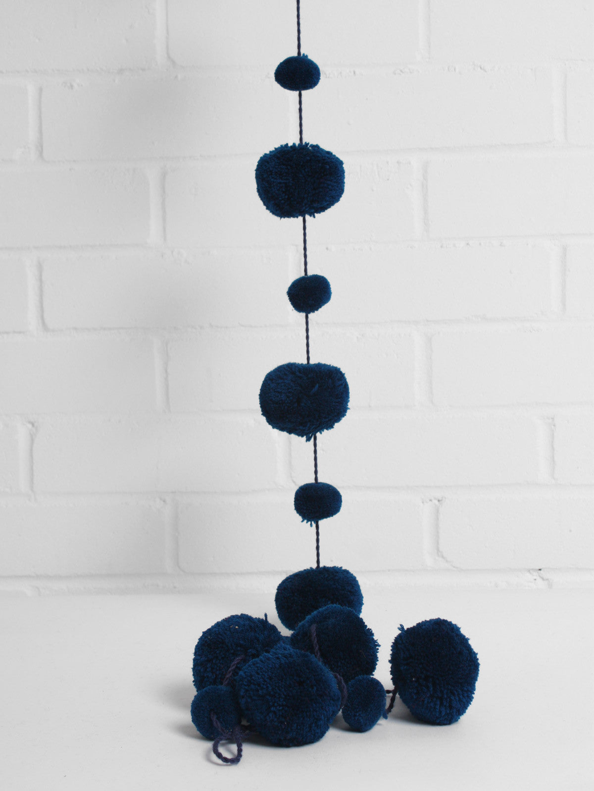 Pom Pom Garland, Indigo | Bohemia Design