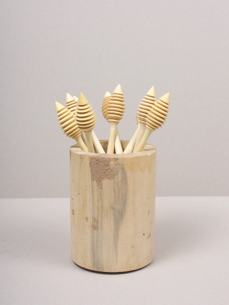 Wood Honey Dippers | Bohemia Design