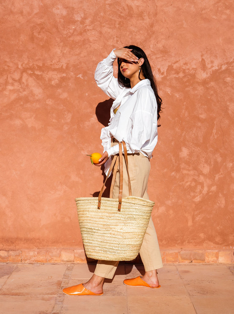 Bohemia-design-Moroccan-basket-Valencia-Shopper-modeled-with-oranges
