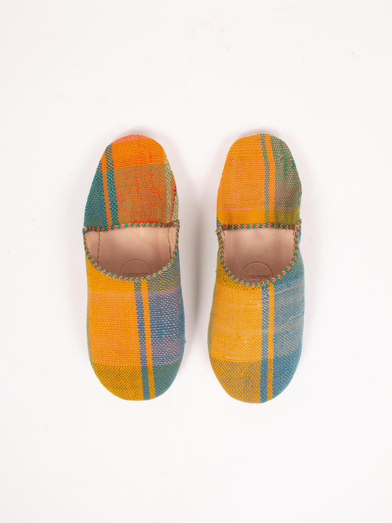 Bohemia design Moroccan babouche boujad slippers in spring check