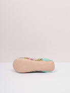 Margot Floral Babouche Slippers, Duck Egg by Bohemia Design Wholesale